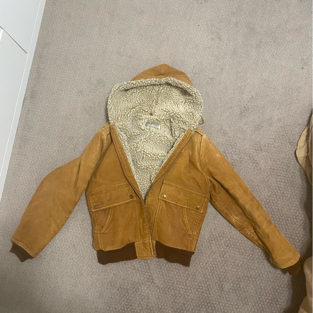 Tan Aviator Jacket